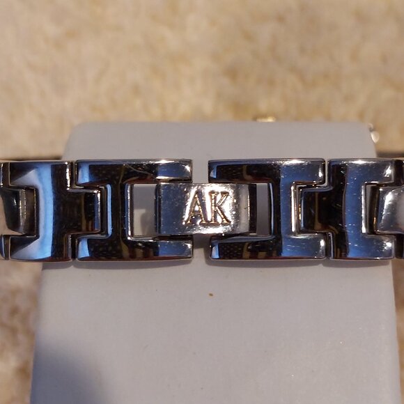 NIB ANNE KLEIN II STAINLESS STEEL DIAMOND ACCENTED WATCH - Picture 10 of 13